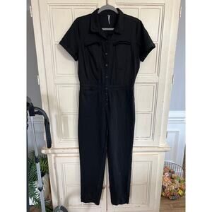 YFB Young Fabulous & Broke size medium black jumpsuit casual